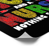 Ik ben een moeder en een verpleegster... niets maa poster (Hoek)