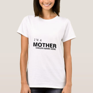 IK BEN EEN MOEDER, GEPERSONALISEERD/LUNG KANKER OV T-SHIRT
