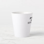 Ik ben een moeder. latte mok (Voorkant)