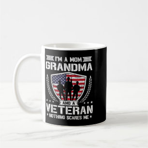 Ik ben een moeder, oma en een veteraan niets ontga koffiemok