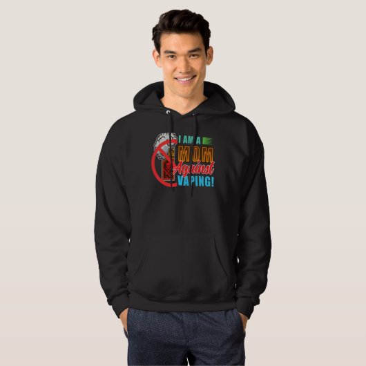 Ik ben een moeder tegen dopen hoodie (Voorkant volledig)
