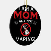 Ik ben een moeder tegen het dopen. keramisch ornament (Rechts)