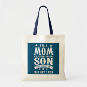 Ik ben een moeder van een geweldige zoon moeder. tote bag (Voorkant)