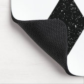 Ik ben een moeilijke grappige dubbelzwarte diamant muismat (Hoek)