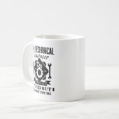 Ik ben een Mok van de Mechanical Engineer (Voorkant links)