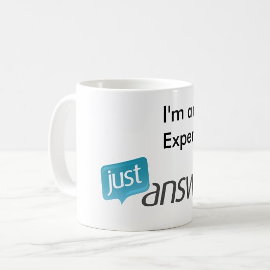 Ik ben een mok van experts (Voorkant links)