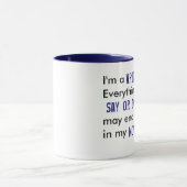 Ik ben een Mok van Schrijver Koffie (Midden)