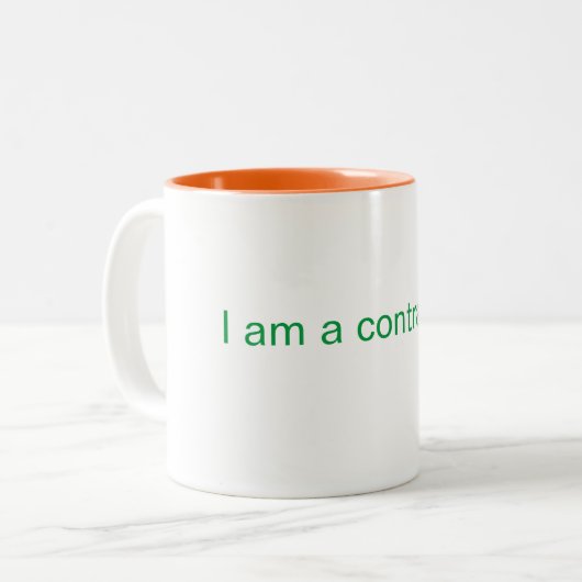 Ik ben een mok voor koffie (Voorkant links)