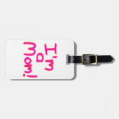 IK BEN EEN MOM! BAGAGELABEL (Voorkant horizontaal)