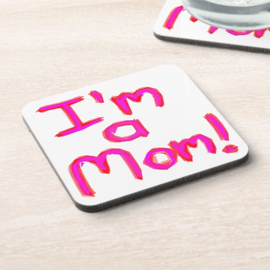 IK BEN EEN MOM! BIER ONDERZETTER (Linkerzijde)