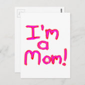 IK BEN EEN MOM! BRIEFKAART (Voorkant / Achterkant)