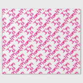 IK BEN EEN MOM! CADEAUPAPIER (Vlak)