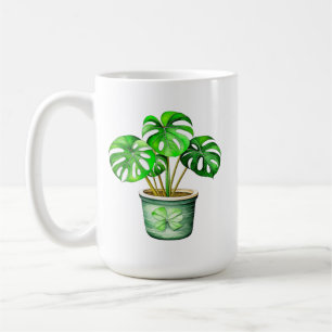 Ik ben een Monstera zonder mijn koffie   Funny Pla Koffiemok
