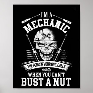 Ik ben een monteur, degene die jouw vriendin belt  poster