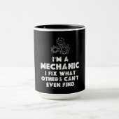 Ik ben een monteur grappig mok (Midden)