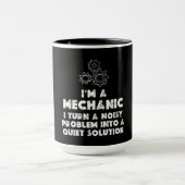 Ik ben een monteur grappig mok (Midden)