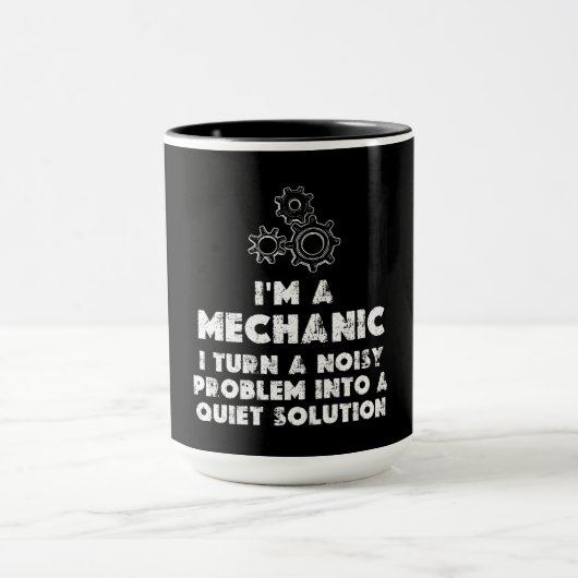 Ik ben een monteur grappig mok (Midden)