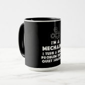 Ik ben een monteur grappig mok (Voorkant links)