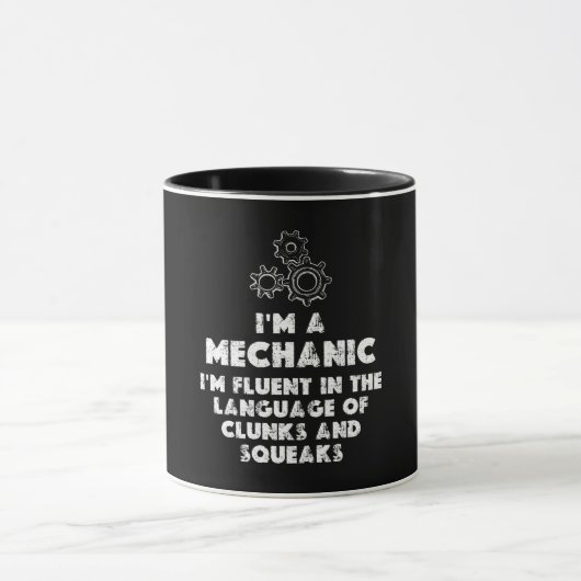 Ik ben een monteur grappig mok (Midden)