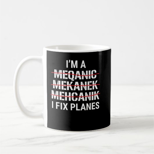 Ik ben een monteur koffiemok (Links)