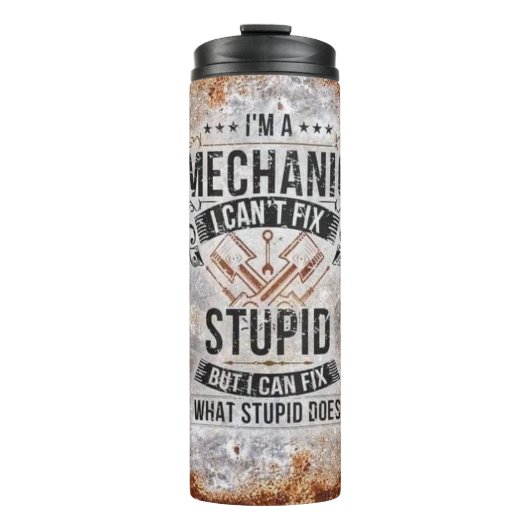 Ik ben een monteur thermosbeker (Voorkant)