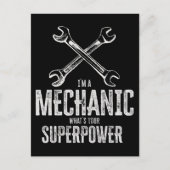 Ik ben een monteur, wat is jouw superkracht Grappi Briefkaart (Voorkant)