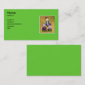 Ik ben een mooie 2-kaart visitekaartje (Voorkant / Achterkant)