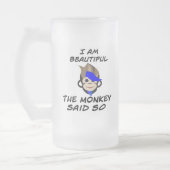 Ik ben een mooie aap die Mok zei (Links)