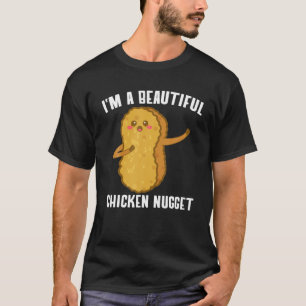 Ik ben een mooie Chicken Nugget Costume Kinderen C T-shirt