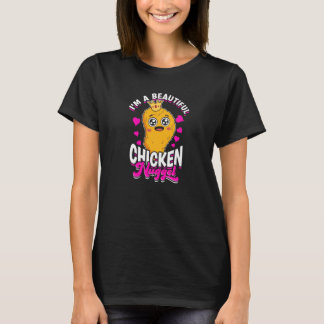 Ik ben een mooie kipnugget - kip liefhebbers t-shirt