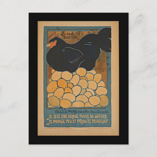 Ik ben een mooie oorlog toen briefkaart (Voorkant)