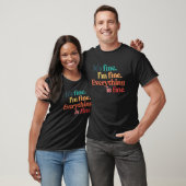 Ik ben een mooie Sarcastische Cute Graphic Rainbow T-shirt (Unisex)
