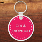 Ik ben een mormon sleutelhanger (Voorkant)