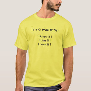 Ik ben een Mormon. T-shirt