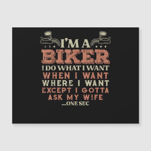 Ik ben een motorrijder, ik doe wat ik wil Grappige (Voorkant)