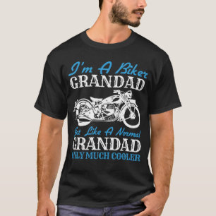 Ik ben een motorrijder opa vader t-shirt
