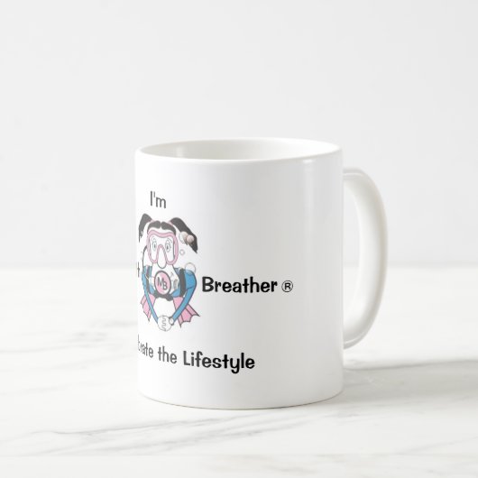 Ik ben een Mouth Breather - Mok (Voorkant rechts)