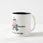 Ik ben een Mouth Breather Mok - Guy (Voorkant rechts)