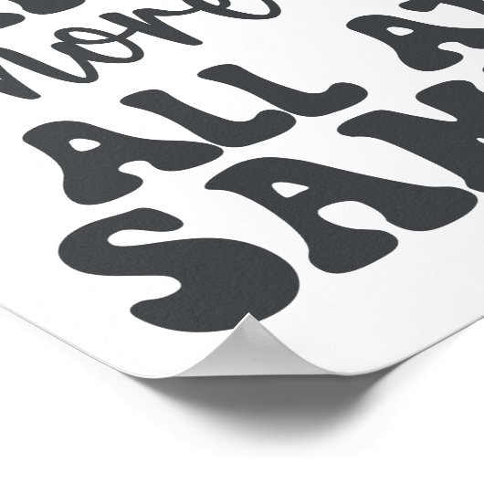 Ik ben een multitasker die ik kan negeren en verge poster (Hoek)