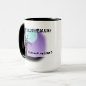 Ik ben een nachtmerrie voor Coffee Funny Halloween Mok (Voorkant links)