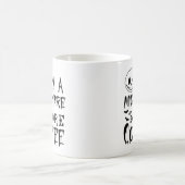 Ik ben een nachtmerrie voor koffie, grappig koffiemok (Center)