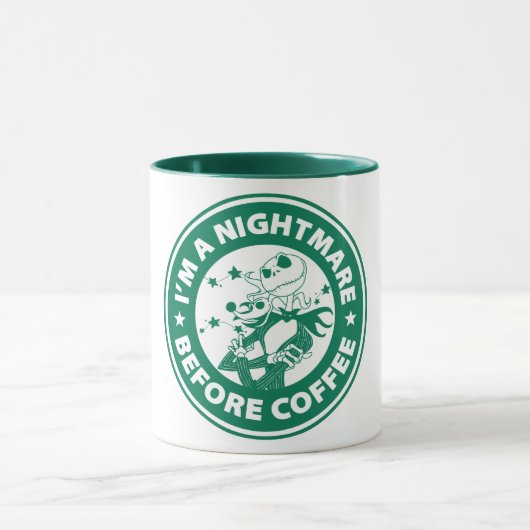 Ik ben een nachtmerrie voor koffie mok (Midden)