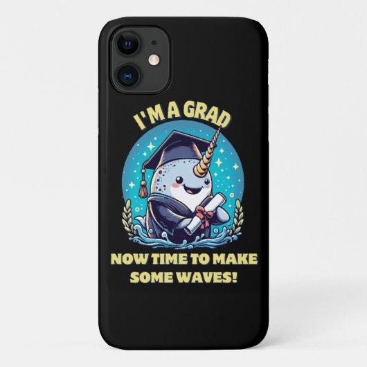 Ik ben een narwal afgestudeerd! Nu is het tijd om Case-Mate iPhone Case (Achterkant)