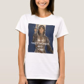 Ik ben een Nasty Woman en ik stem! T-shirt (Voorkant)