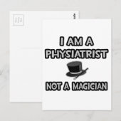 Ik ben een natuurkundige ... Geen goochelaar Briefkaart (Voorkant / Achterkant)