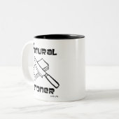 Ik ben een Natuurlijke Stoner Tweekleurige Koffiemok (Voorkant links)