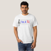 Ik ben een natuurmuzikant Gift Musical T-shirt (Voorkant volledig)