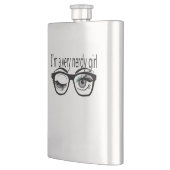 Ik ben een nerdy meisje met een groene oogschaduw flacon (Links)