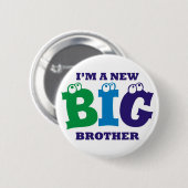 Ik ben een New Big Brother Button Badge (Voorkant /achterkant)