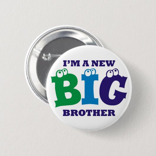 Ik ben een New Big Brother Button Badge (Voorkant /achterkant)